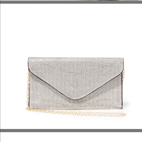 Black Rhinestone Clutch - Picture 3 of 8